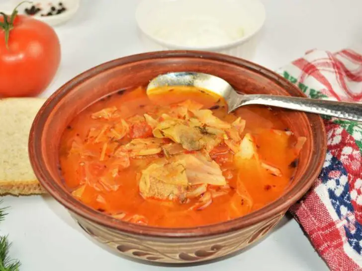 Cabbage Soup With Pork Meat