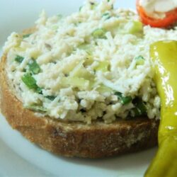 Classic Egg Salad Sandwich Recipe-The Egg Salad on the Bread Slice