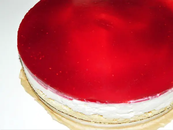 Best Raspberry Cheesecake Recipe-Raspberry Cheesecake Taken Out from Spring Form Pan From 