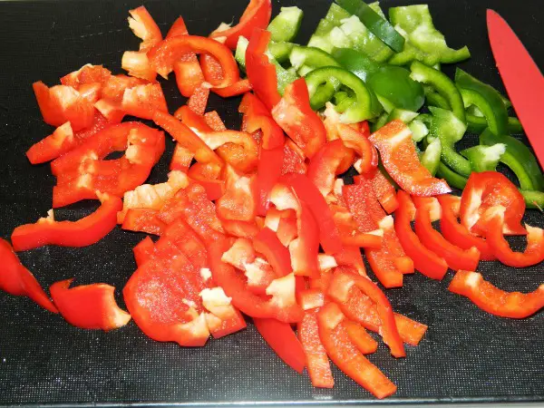 Best Vegetable Stew Recipe-Sliced bell peppers