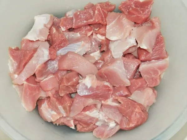 Best Cabbage Soup Recipe-Cut in Cubes Pork Meat