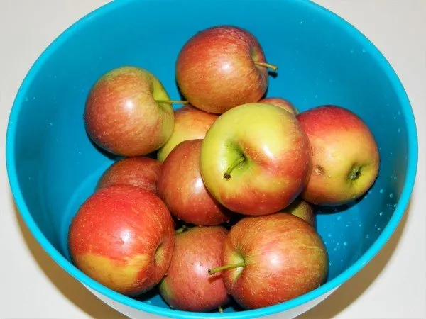 Best Easy Apple Cake Recipe-Apples in Bowl