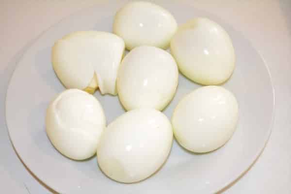 Best Cheesy Potato Casserole Recipe-Peeled Hard-Boiled Eggs
