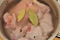 Best Creamy Chicken Soup Recipe-Chicken in the Soup Pot With Cold Water