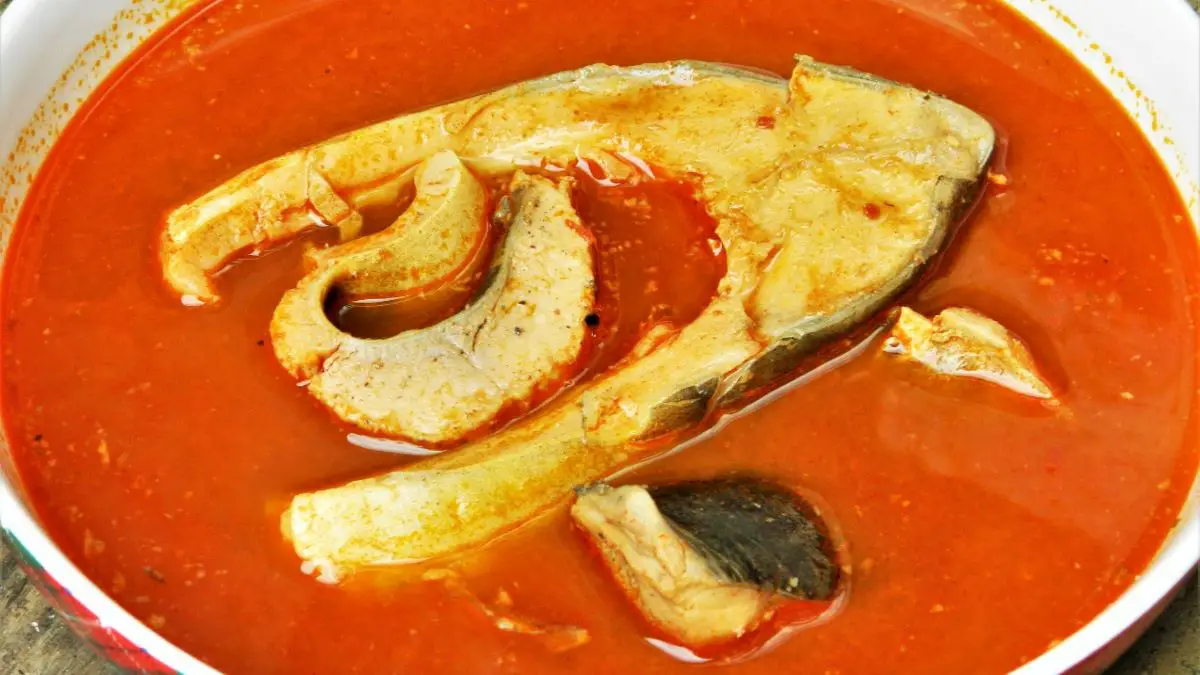 Best Fish Soup Recipe-Fisherman's Soup Served in Bowl