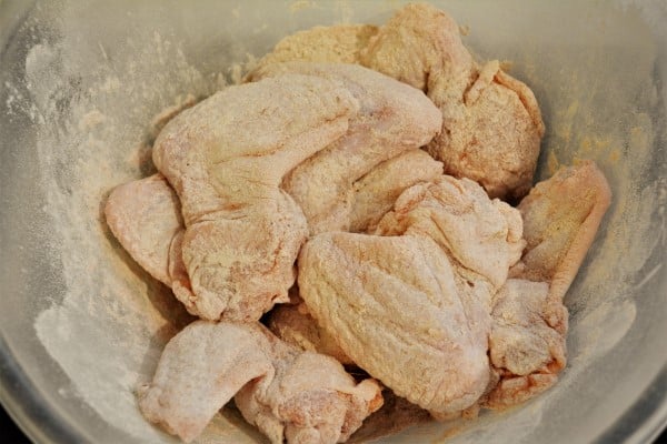 Honey and Garlic Chicken Wings Recipe-Chicken Wings in Seasoned Flour