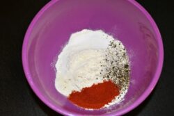 Honey and Garlic Chicken Wings Recipe-Seasoned Flour With Salt, Pepper, Paprika and Garlic Powder