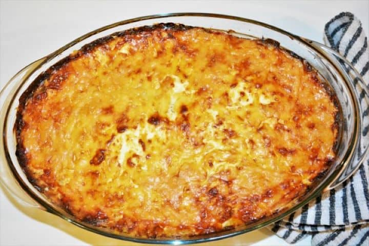 Best Cheesy Potato Casserole Recipe-Oven Baked Casserole Ready to Serve Oven Baked Cheesy Potato Casserole Ready to Serve