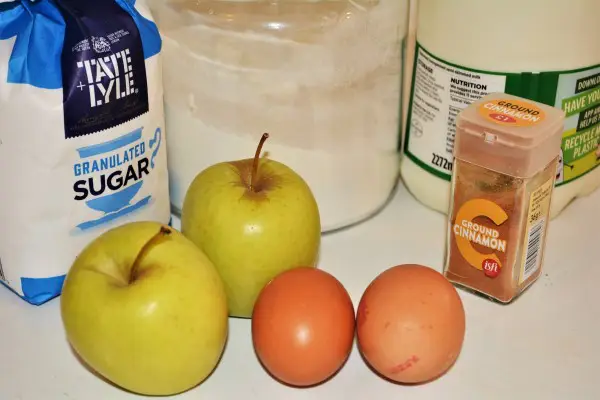 Easy Cinnamon Apple Pancakes Recipe-Ingredients