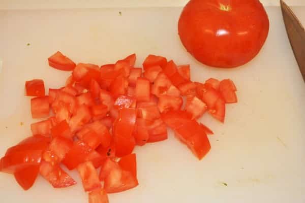 World Best Ratatouille Recipe-Chopped Tomatoes