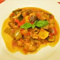 World Best Ratatouille Recipe-Served on Plate