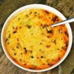 Creamy Kohlrabi Soup Recipe-Served in the Bowl