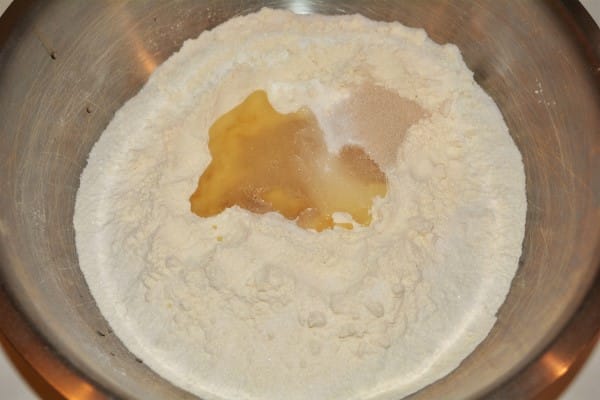 Homemade Fried Dough Recipe-Plain Flour, Yeast, Sea Salt, Sugar and Sunflower Oil