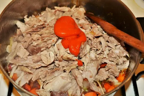 The Best Turkey Meatloaf Recipe-Paprika Paste on Cut Turkey Meat 