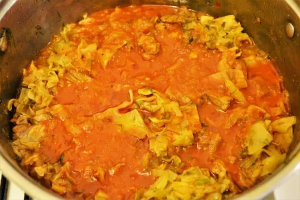 Beef and Cabbage Stew Recipe-Ready to Serve
