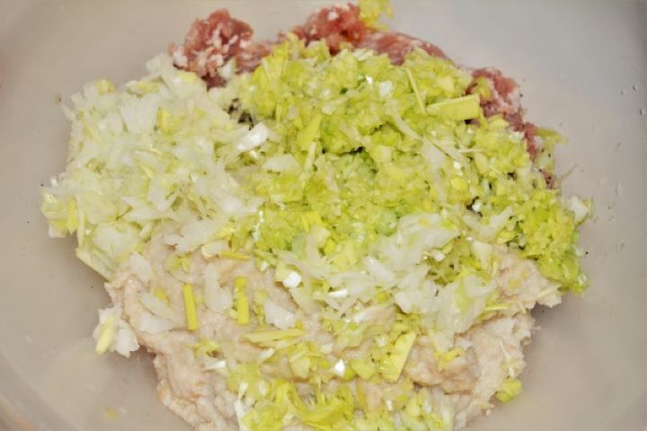 All Meatloaf Ingredients in the Bowl