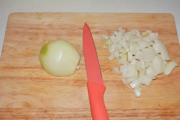Creamy Homemade Chicken Stew Recipe - Chopped Onion