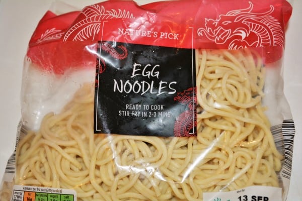 King Prawn Noodles Recipe - Egg Noodles