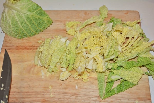 Best Sauteed Savoy Cabbage Recipe-Slicing Savoy Cabbage 