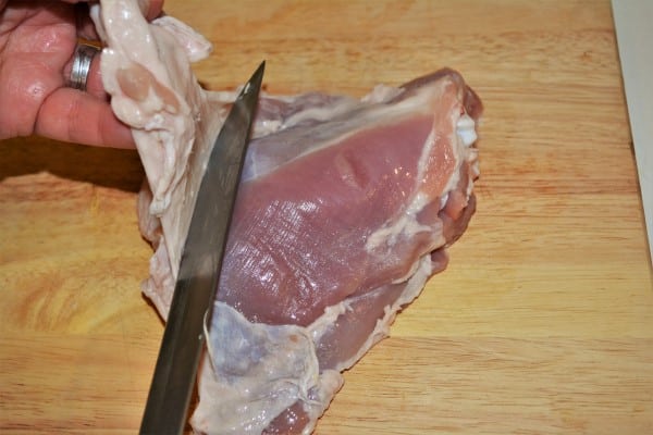 Oven Baked Turkey Legs Recipe-Skin Removal From Turkey Thigh