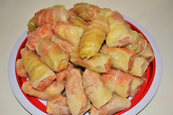 Best Hungarian Stuffed Cabbage Rolls Recipe-Stuffed Cabbage Rolls on the Plate