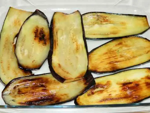 Best Eggplant Casserole Recipe-The First Layer of Moussaka is Eggplant Slices