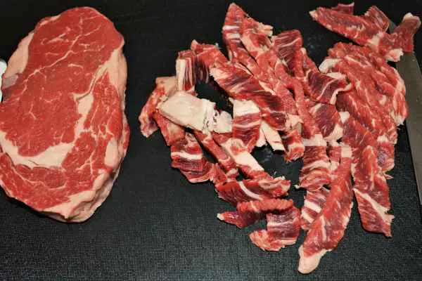 Best Homemade Beef Stroganoff Recipe-Ribeye Steaks Cut in Strips