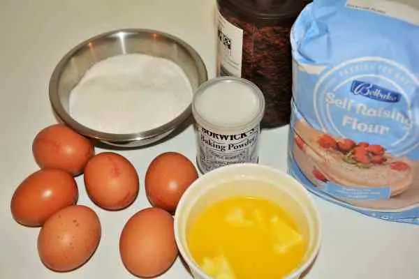 Easy Black Forest Cake Recipe-Cake Ingredients