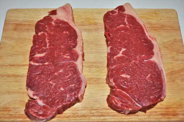 Easy Pan-Fried Steak Recipe-Two Beef Sirloin Steaks