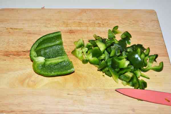 Best Turkey Cacciatore Recipe-Cut in Cubes Sweet Green Pepper