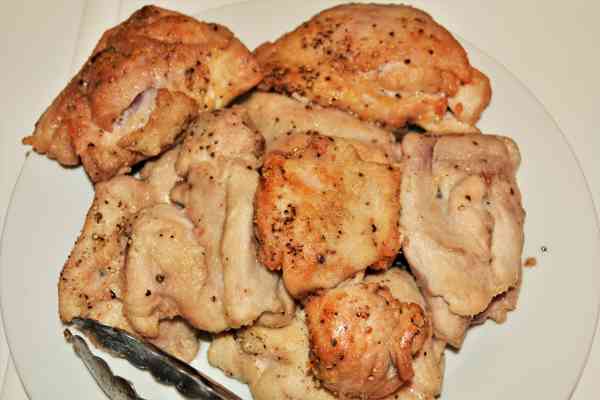 Best Turkey Cacciatore Recipe-Fried Turkey Thighs on the Plate