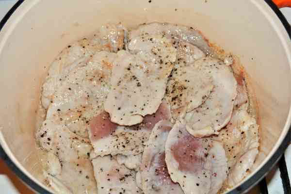 Dutch Oven Turkey Tenderloin Recipe-Fried Turkey Loins in the Pot