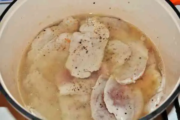 Dutch Oven Turkey Tenderloin Recipe-Simmering Pork Turkey Loins