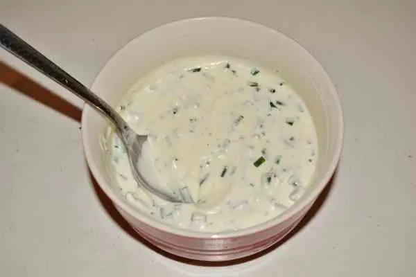 Homemade Hash Browns Recipe-Greek Yoghurt Dip Ready to Serve