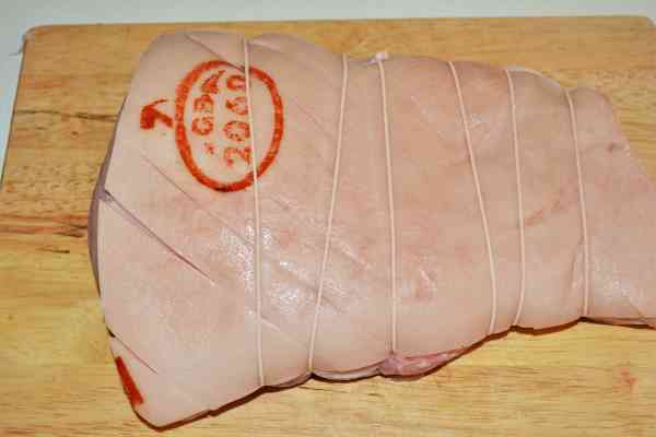 Slow-Cooked Pork Shoulder in the Oven-Pork Shoulder Joint on Skin Side