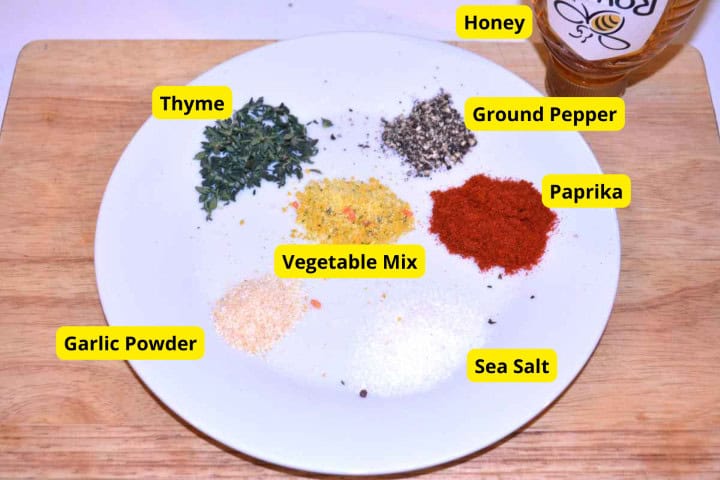 Spices Spice Rubs Ingredients on the Plate