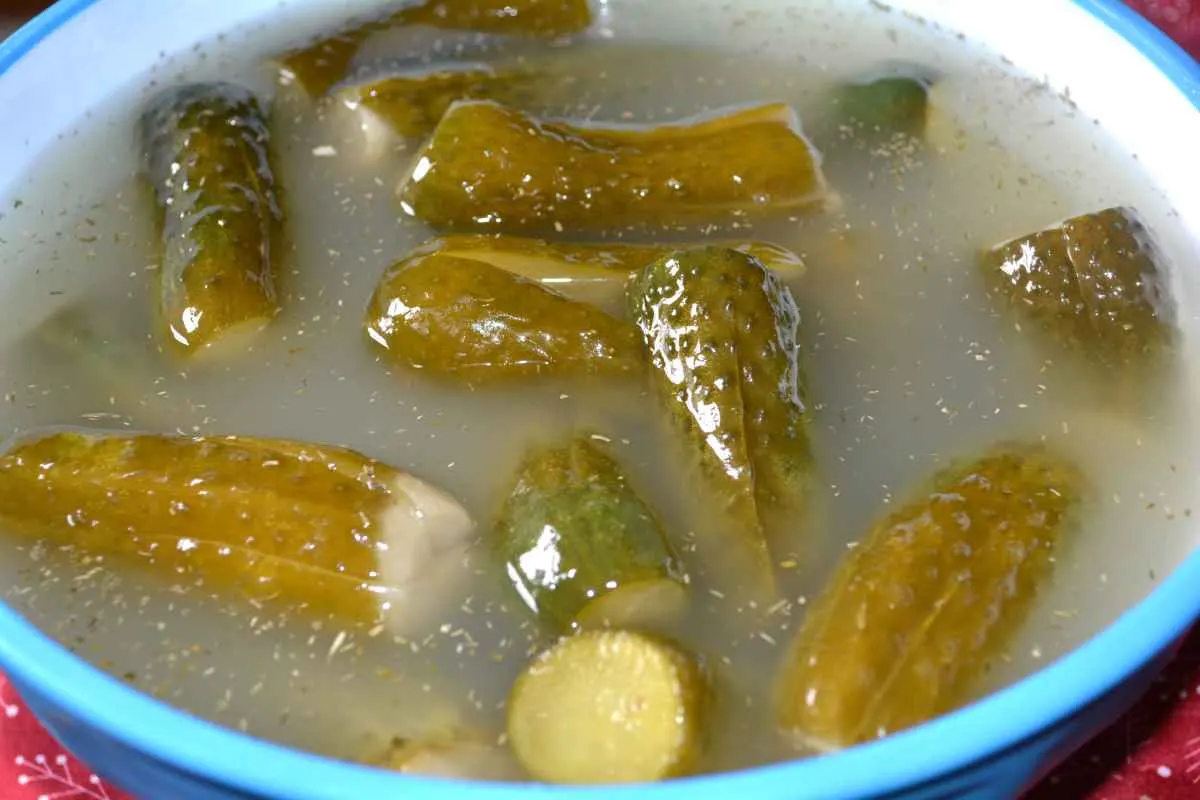 Sun Pickles Recipe-Pickles in the Bowl