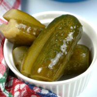 Sun Pickles Recipe-Served in the Small Bowl