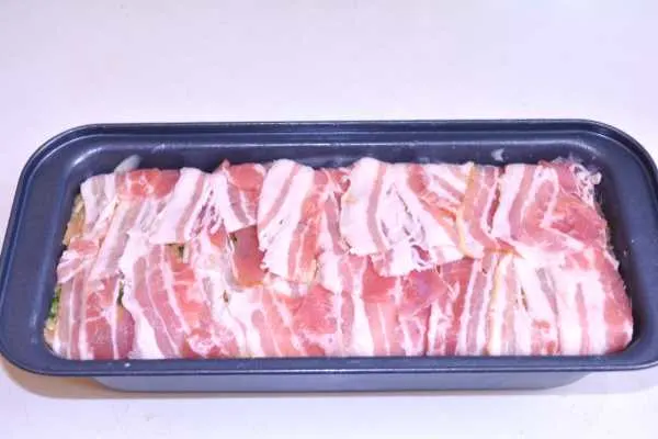 Bacon-Wrapped Turkey Meatloaf-Ready to Bake
