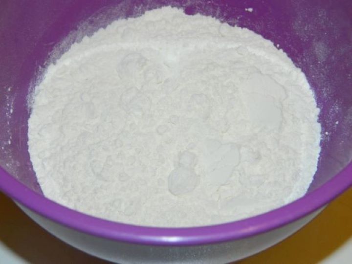 Cottage Cheese Donuts-Wheat Flour Wheat Flour in the Bowl