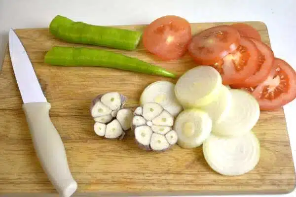 Slow Roasted Turkey Legs-Sliced Vegetables
