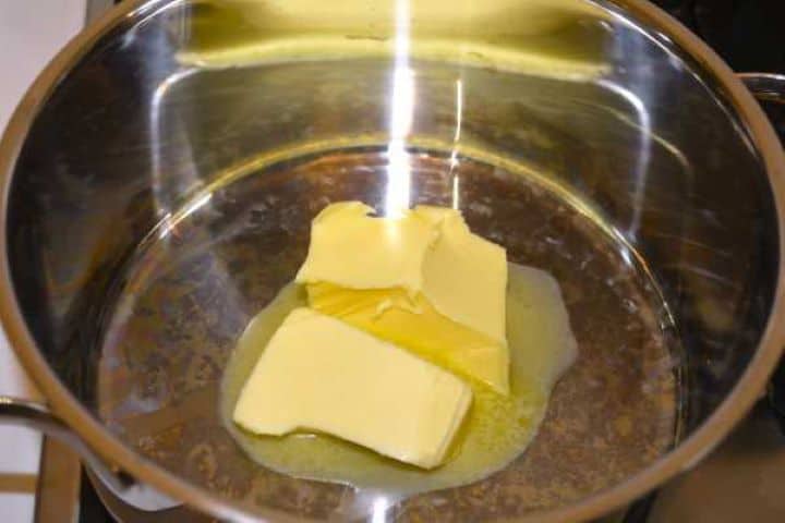 Melting Butter in the Saucepan