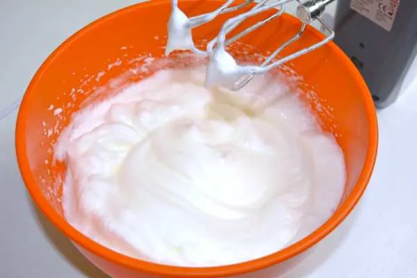 Upside Down Orange Cake-Egg White Foam
