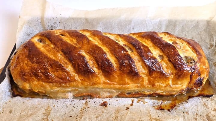 Baked Pork Wellington Ready to Serve