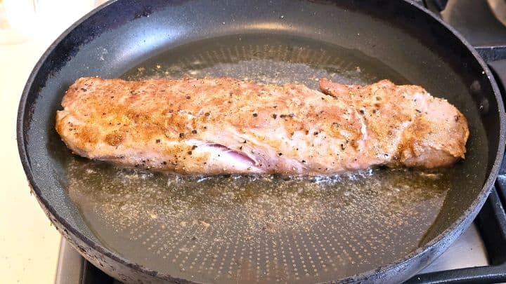 Frying Pork Loin in the Pan