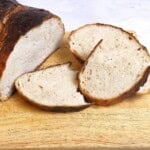 Homemade Potato Bread Recipe Slices on the Cutting Board