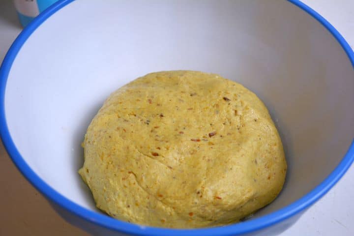 Resting Scones Dough in the Bowl