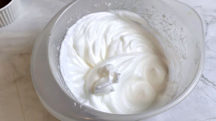 Egg White Foam in the Bowl