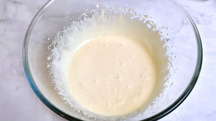 Egg Yolks Cream in the Bowl